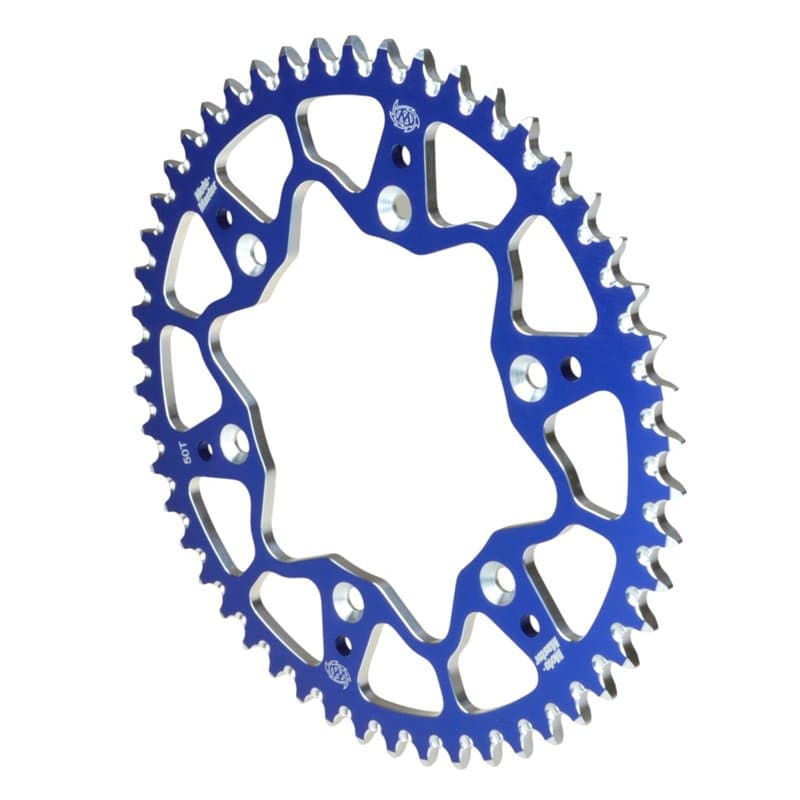 Motomaster sprocket for Yamaha and Fantic aluminum 48-52 teeth – color selectable