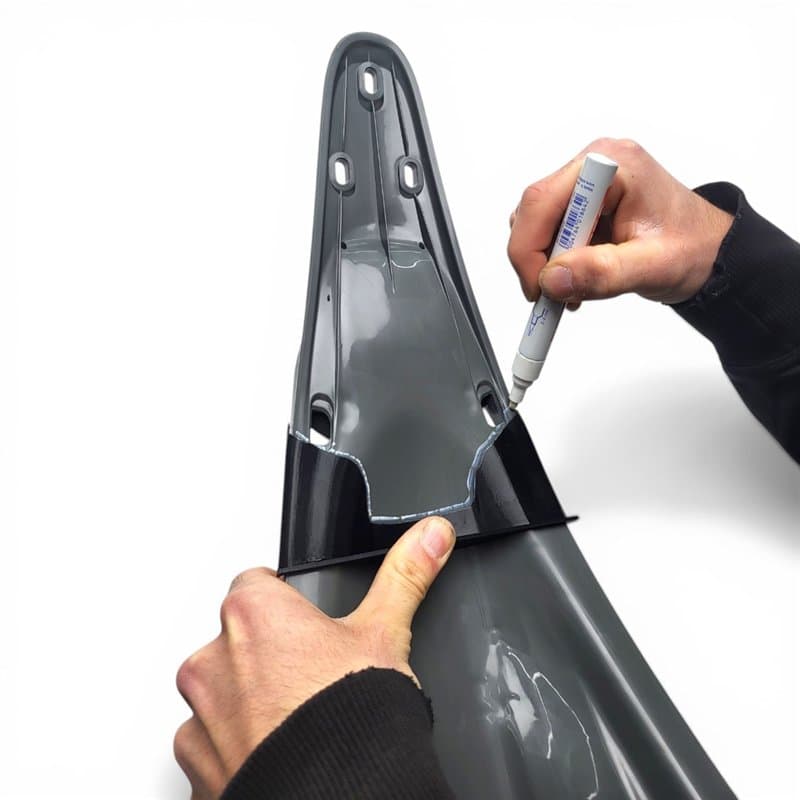 Stark Varg Lower Fender 3D Cut Template for FL Plateholder