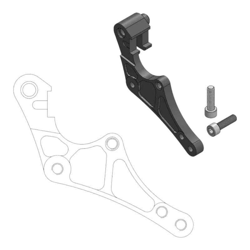 Moto-Master 320 mm Brake Disc Adapter – Fantic & Yamaha
