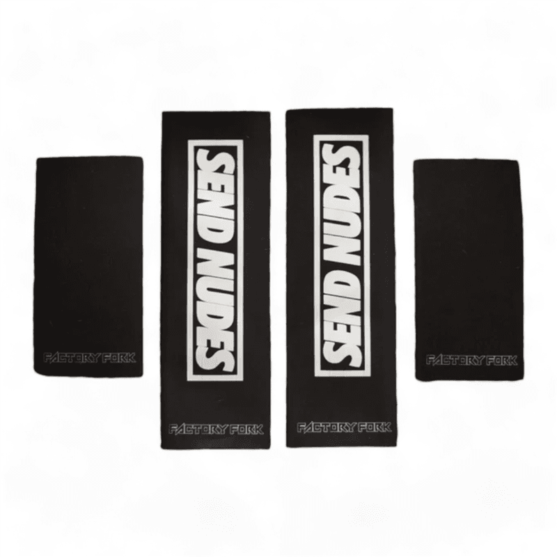 SEND NUDES Style - Full Fork Protection Kit - Silver