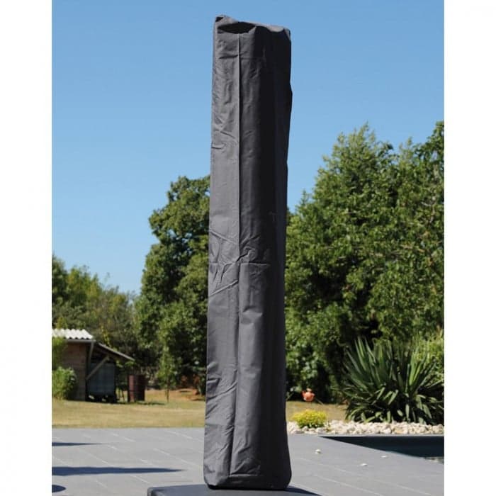 Housse parasol déporté, rond ou rectangulaire - Gris-PROLOISIRS