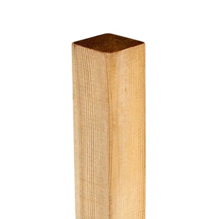 Poteau Carré - Clôture Palissade Bois - 90 x 90 x 2000 mm-NATURE BOIS CONCEPT