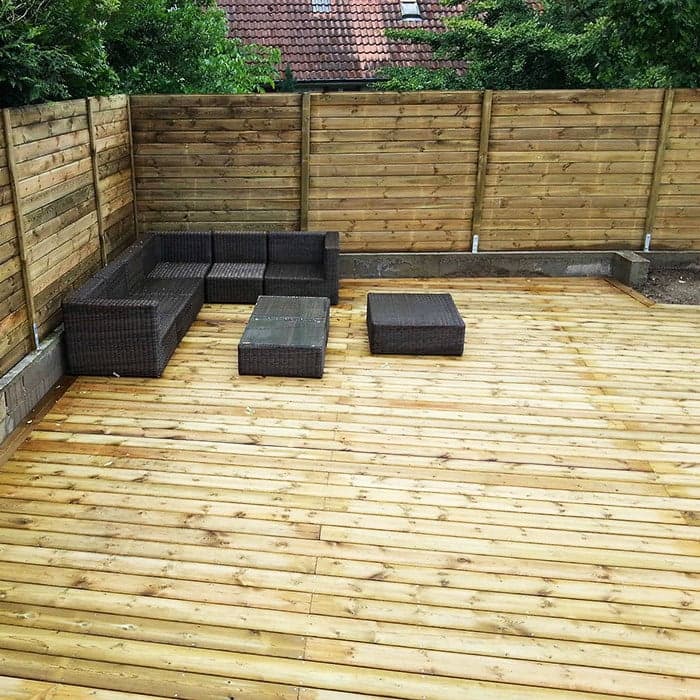 Lame terrasse - PIN VERT - AB LISSE - Ep.27 mm / l.145 mm / L.3,00 m-NATURE BOIS CONCEPT