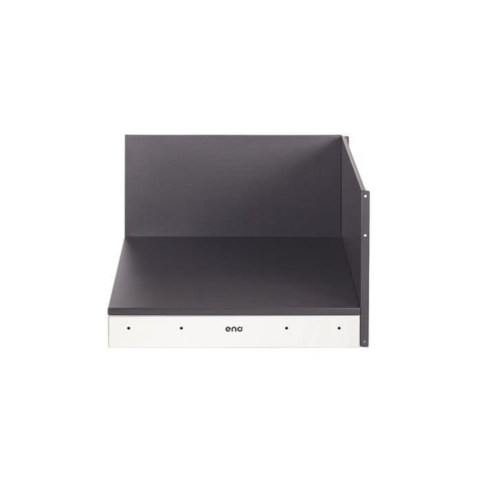 Plateau d'angle Noir et Inox - ENO-ENO
