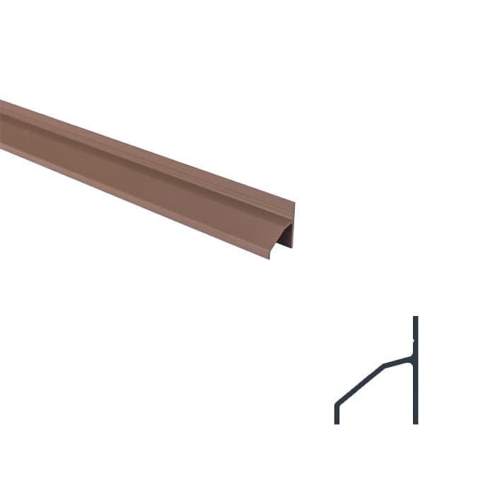 Profilé de Fin pour Bardage Composite - Silvadec - Ep.31 mm / l.124 mm / L.2,4 m-SILVADEC