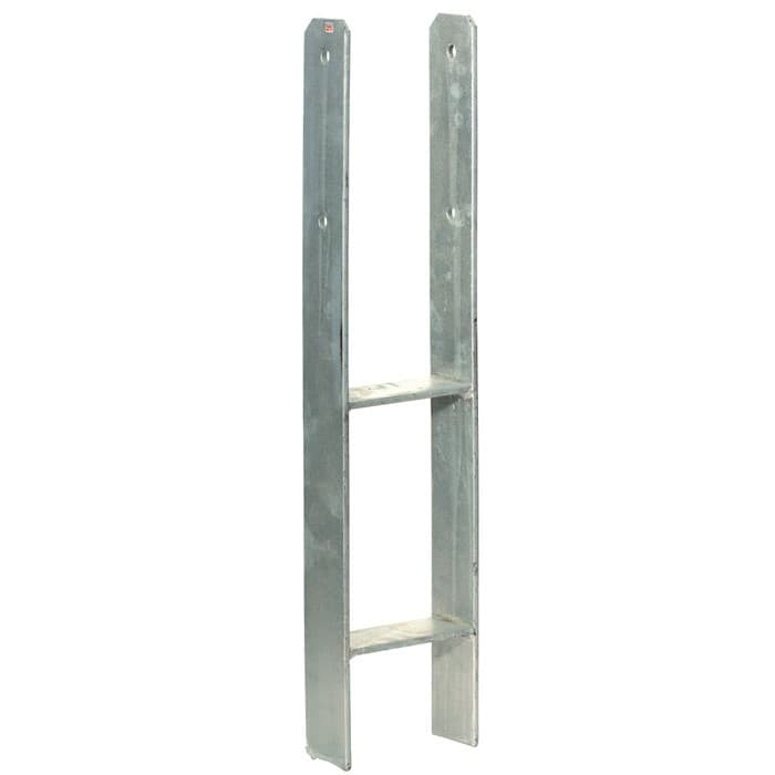 Pied de poteau de jardin en H - SIMPSON-SIMPSON STRONG-TIE