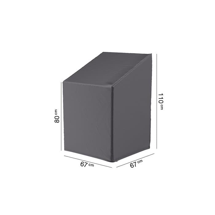 Housse de protection pour chaises de jardin - 67 x 67 x H.80/110 cm - AEROCOVER-AEROCOVER