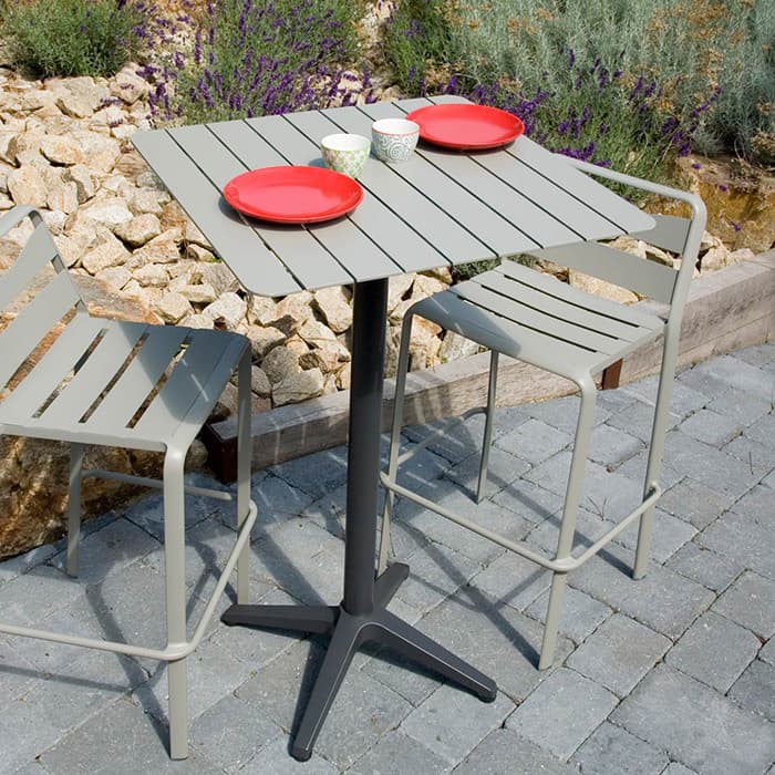 Mange debout Aluminium - Spring - L.67 x l.67 x H.108 cm - 2/4 personnes-EZEIS