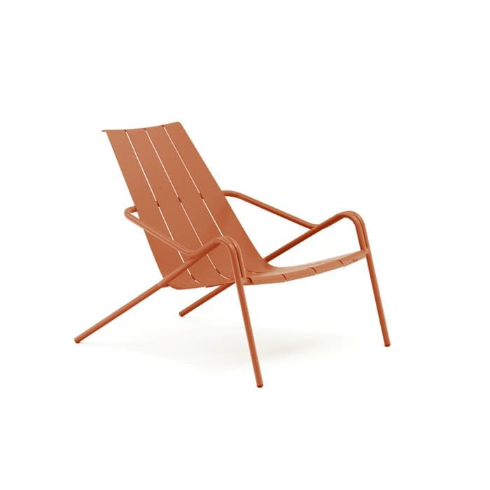 Fauteuil de jardin empilable aluminium - Fléole - L.106 x l.80 x H.82 cm-EZEIS