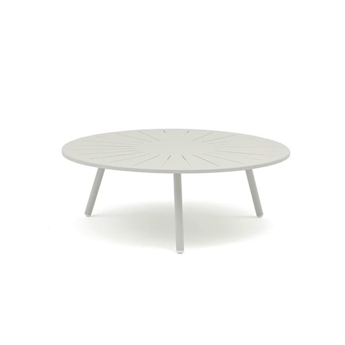 Table basse ronde d'extérieur - Fléole - L.110 x l.110 x H.40 cm-EZEIS