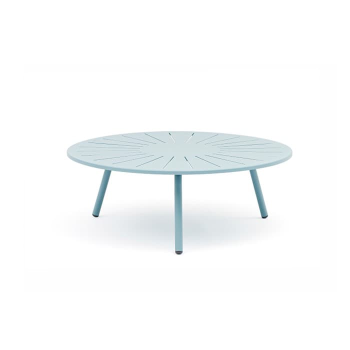 Table basse ronde d'extérieur - Fléole - L.110 x l.110 x H.40 cm-EZEIS