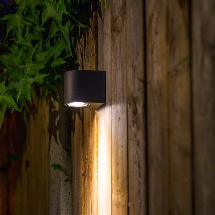 Applique extérieure murale - Modèle Gilvus anthracite-GARDEN LIGHTS