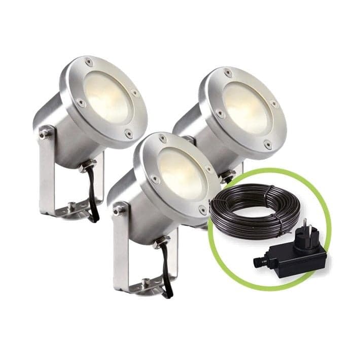 Spot LED Catalpa - Set de 3 spots-GARDEN LIGHTS
