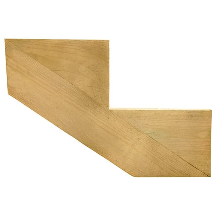 Limon bois pour escalier en Pin - 2, 3, 4, 5 ou 7 marches-NATURE BOIS CONCEPT