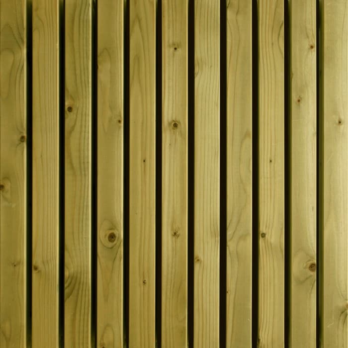 Clin bardage - Claire-voie - Rythmix Carré SAPIN Classe 3 Vert - Ep.40 mm / l.40 mm / L.3 m - Paquet de 0,38 m²-NATURE BOIS CONCEPT