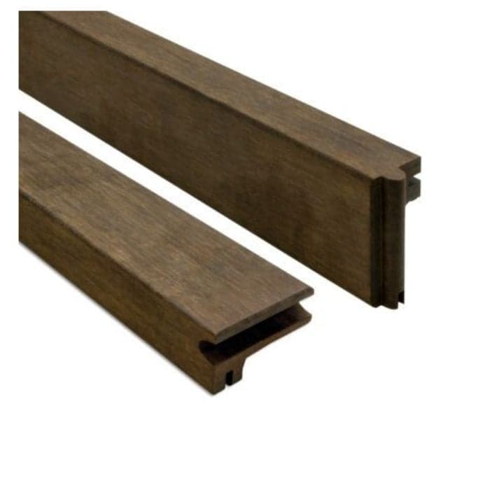 Profil de finition pour terrasse en Bambou - 30x65 mm - L.1,85 m - Saturé X-trem-MOSO