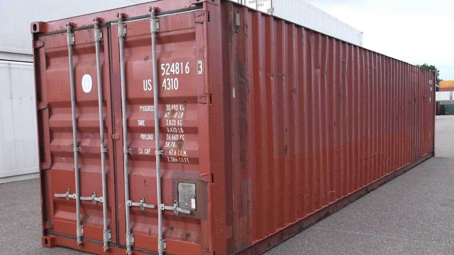 40 Fuss Container | Standard | Gebraucht | B-Neu