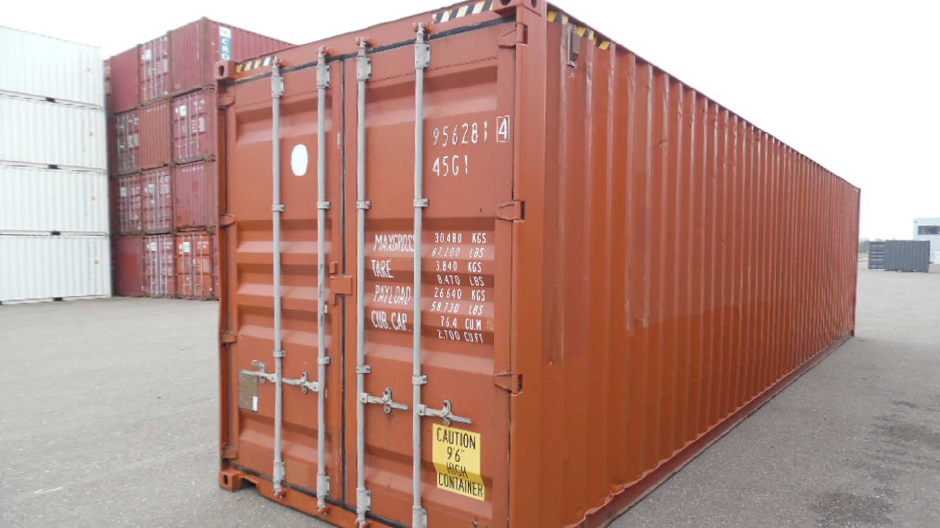 40 Fuss Container | High Cube | Gebraucht | A-Neu