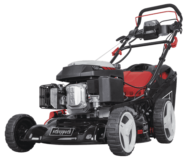 Rasenmäher MS196-51E scheppach – 6PS | 51cm | Antrieb | 60L Fangbox-Neu