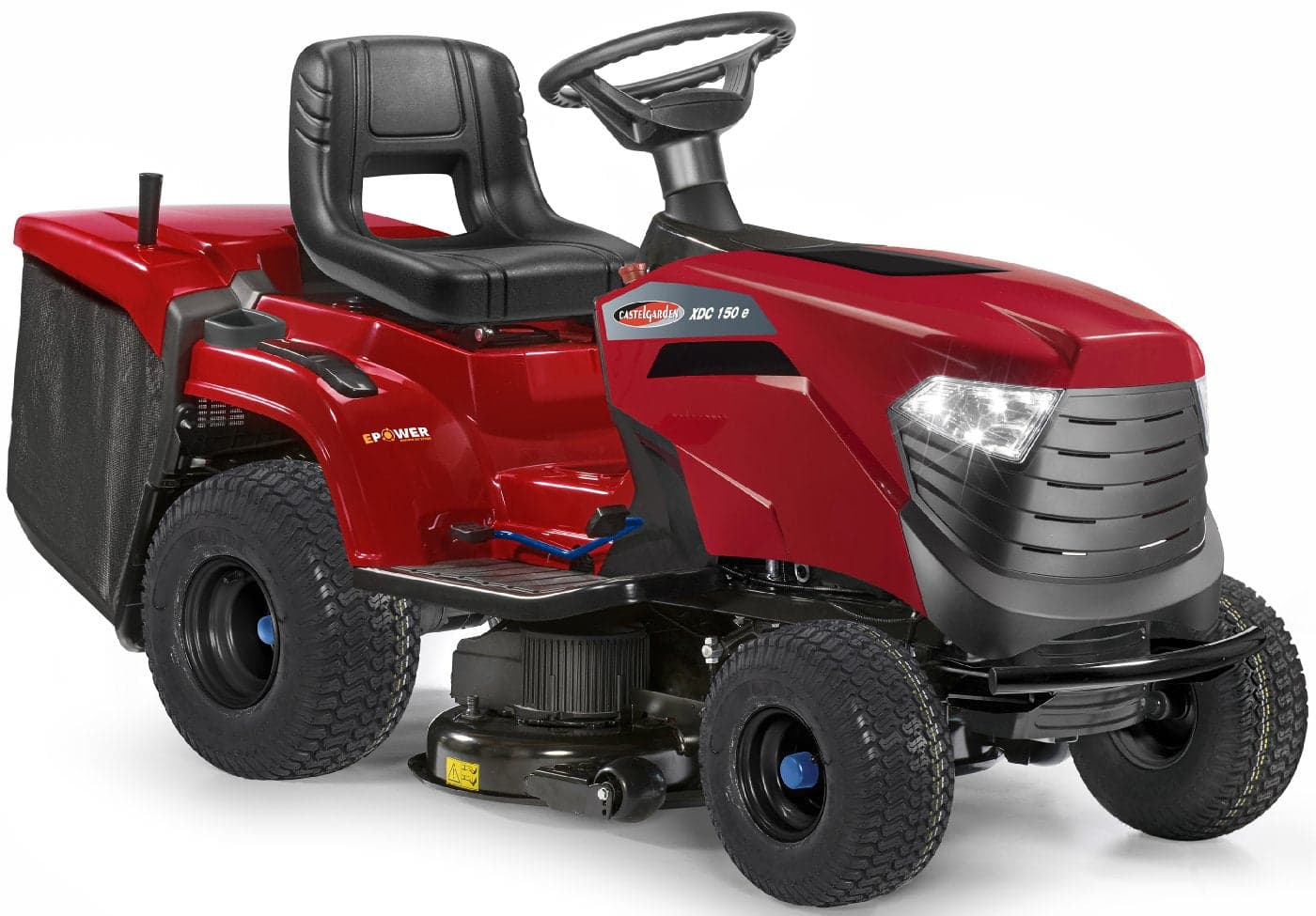 Castelgarden Akku-Rasentraktor mit Heckauswuf XDC 150 e – Modell 2022-Neu