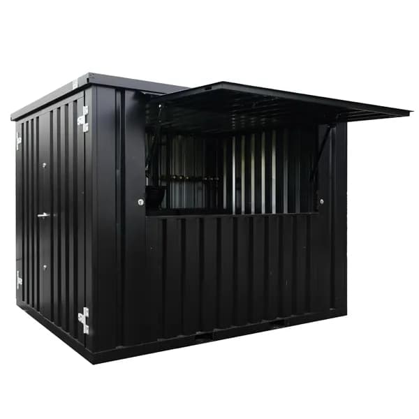 Bar Container 3×2 Meter Schwarz RAL 9005-Neu