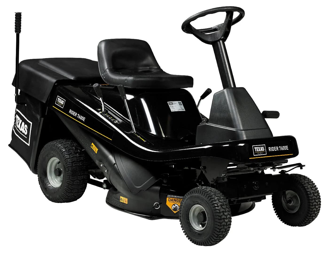 Texas Aufsitzmäher Rider 7600E 3in1 inkl. Mulchkit – Modell 2025-Neu