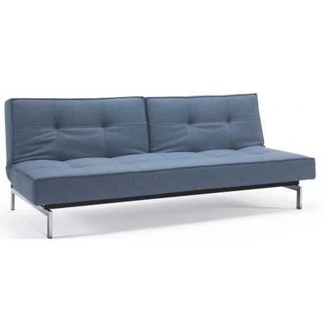 Canapé-lit Splitback Chrome 525 Mixed Dance Light Blue