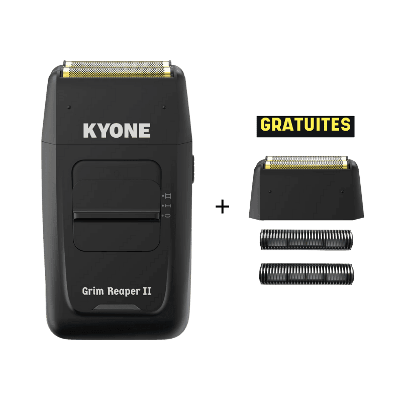 Shaver Grim Reaper II Dual Foil + Silver Reaper Cutters & Foil Set