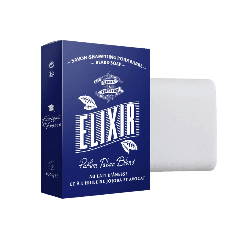 Savon shampoing barbe ELIXIR au lait d'ânesse