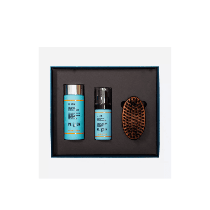 Coffret barbe prestige avec brosse à barbe - Barbe d'Ange