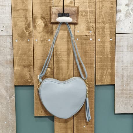 Sac à main Coeur bleu