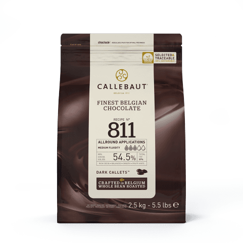 Chocolat noir de couverture 811 54,4% : Poids - 2,5 kg
