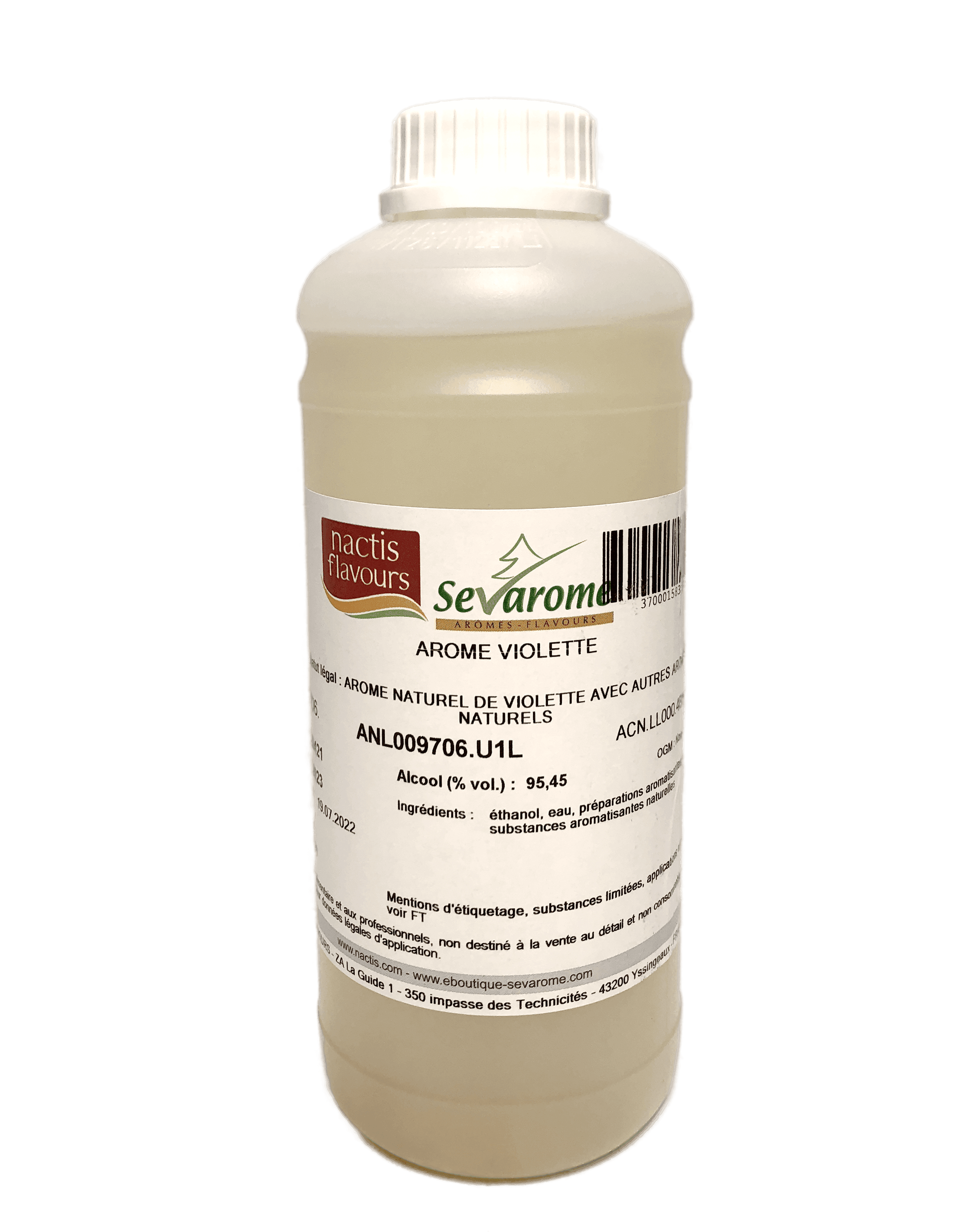 Violette Note Fleurie fruitée Arôme alimentaire naturel professionnel 4819 : Contenance - 1 L