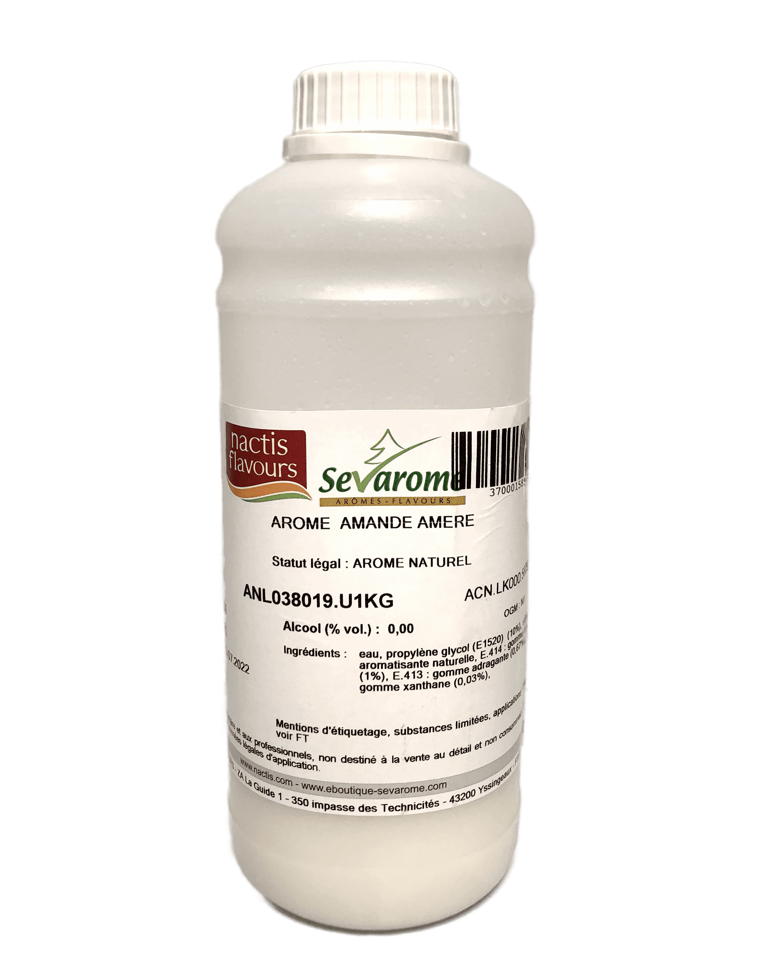 Amande Amère Arôme alimentaire naturel professionnel 5609 : Poids - 1 kg