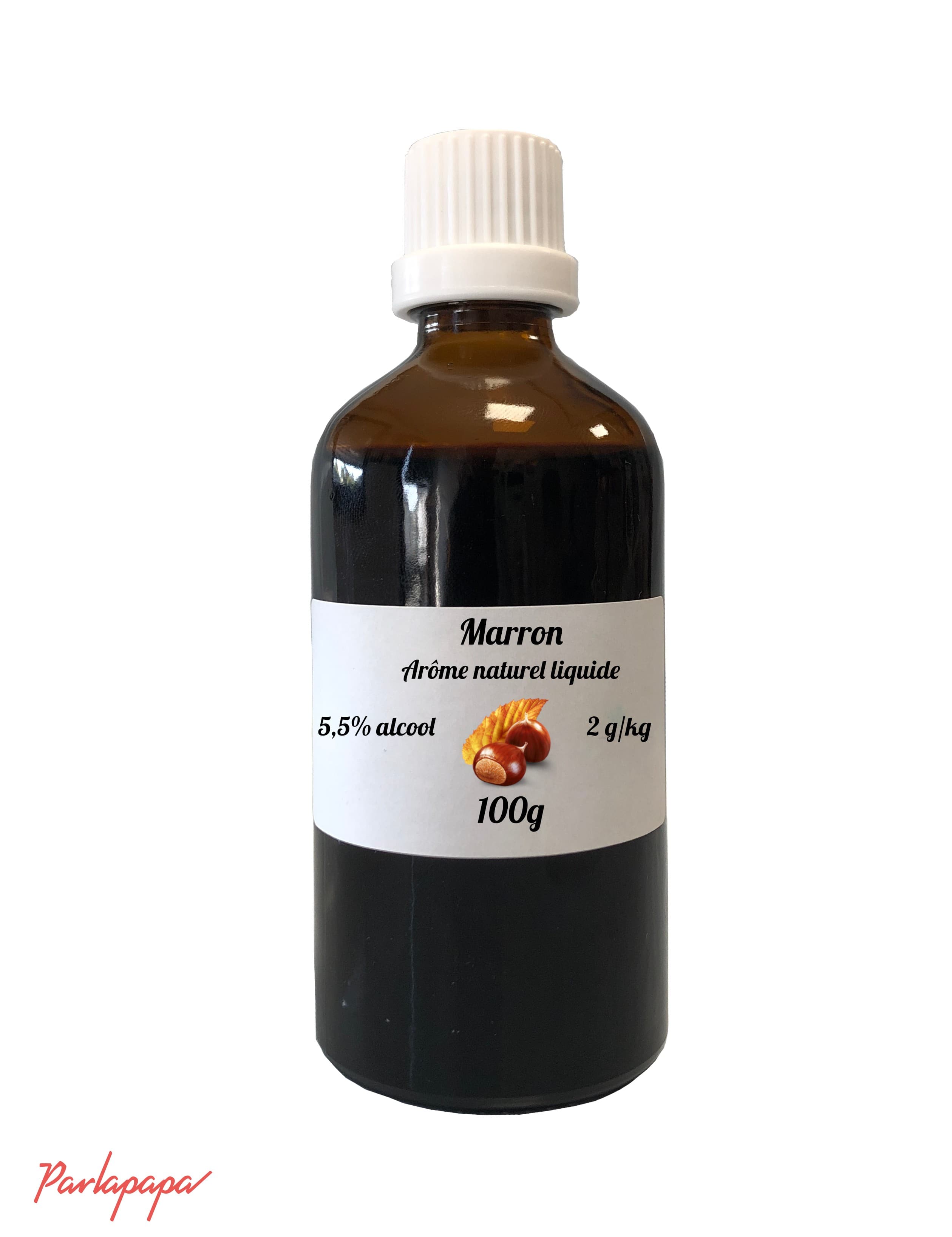 Marron ArĂ´me alimentaire naturel professionnel 4419 : Contenance - 100 ml
