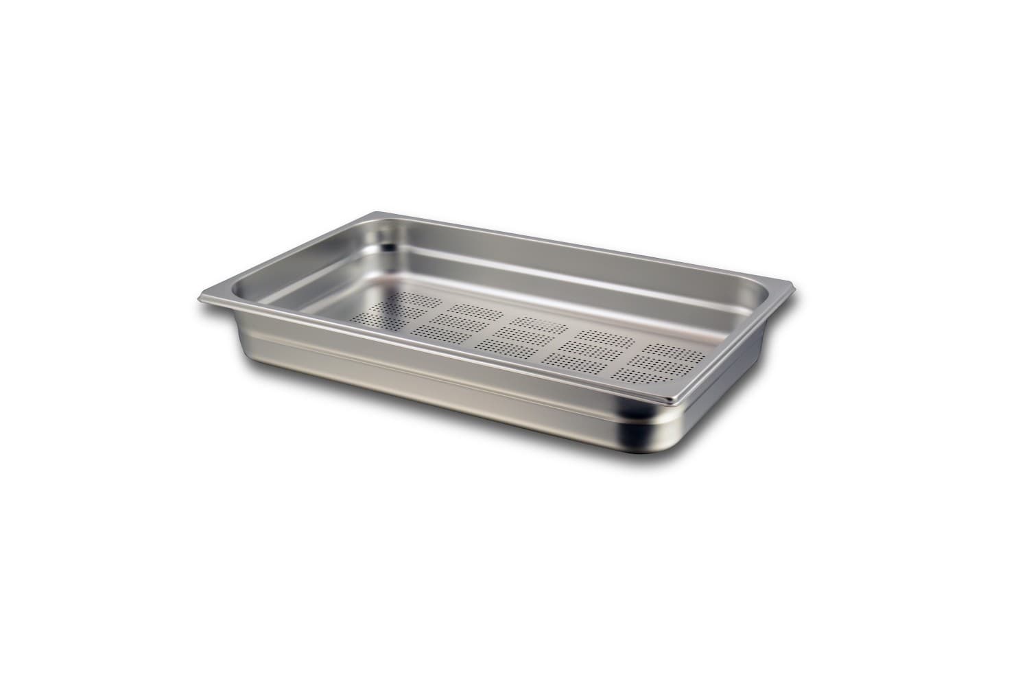 Bac GN Gastro 1/2 Inox 18% Perforé : Hauteur - 65 mm