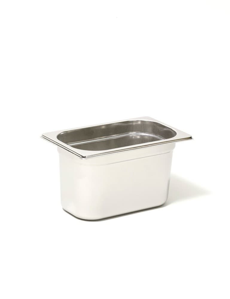 Bac GN Gastro 1/4 Inox 18% : Hauteur - 20 mm