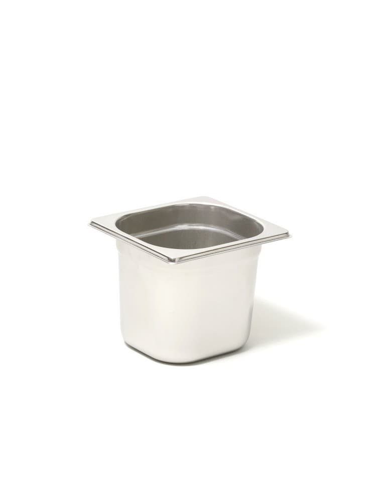 Bac GN Gastro 1/6 Inox 18% : Hauteur - 65 mm