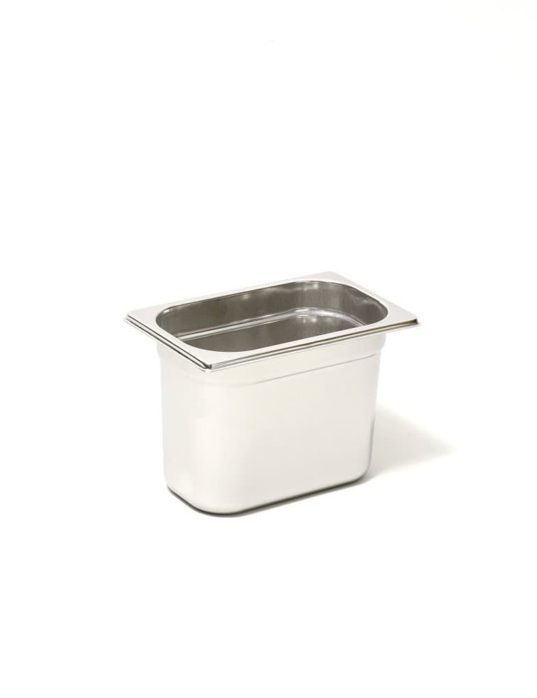 Bac GN Gastro 1/9 Inox 18% : Hauteur - 65 mm