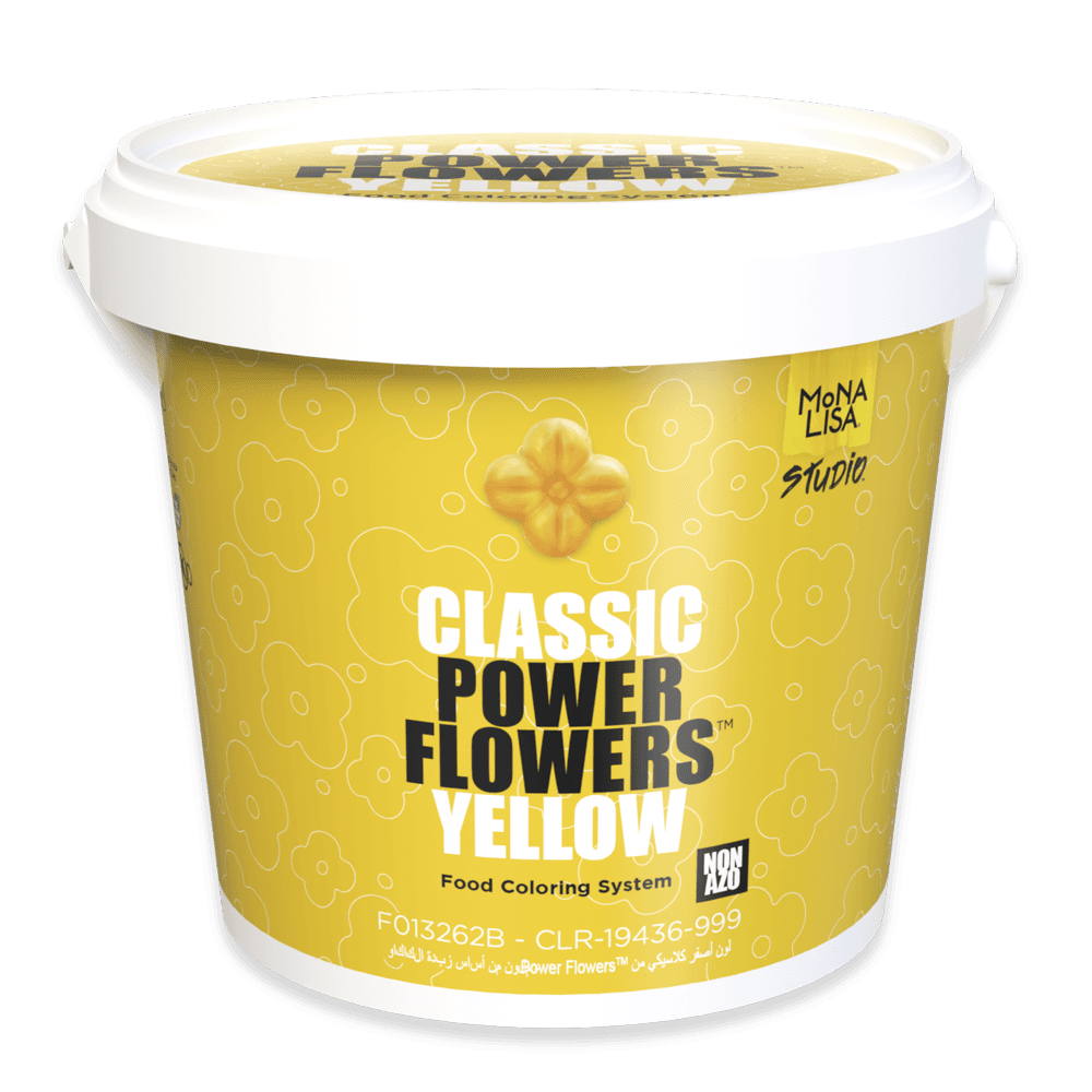 Colorant jaune liposoluble Classic Power Flowers™ Free Azo : Couleur - Jaune, Poids - 500 g