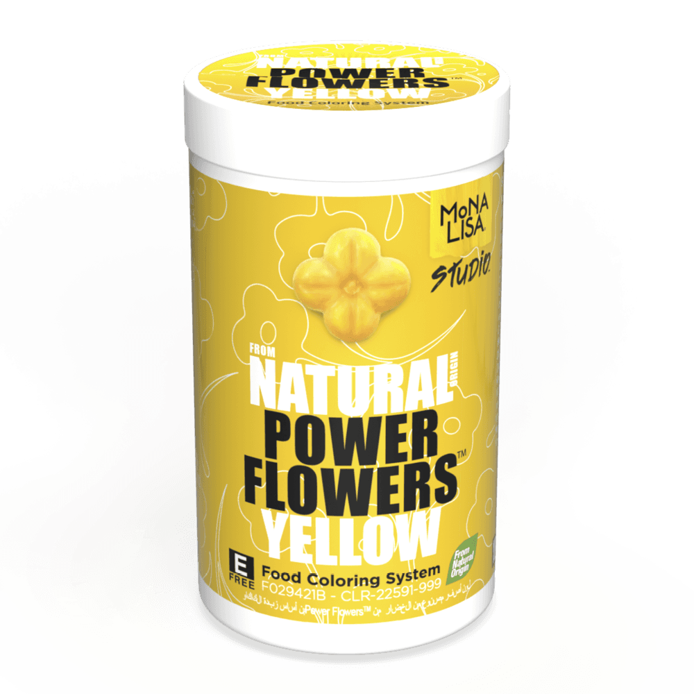 Colorant naturel jaune liposoluble Natural Power Flowers™ : Couleur - Jaune, Poids - 10 g