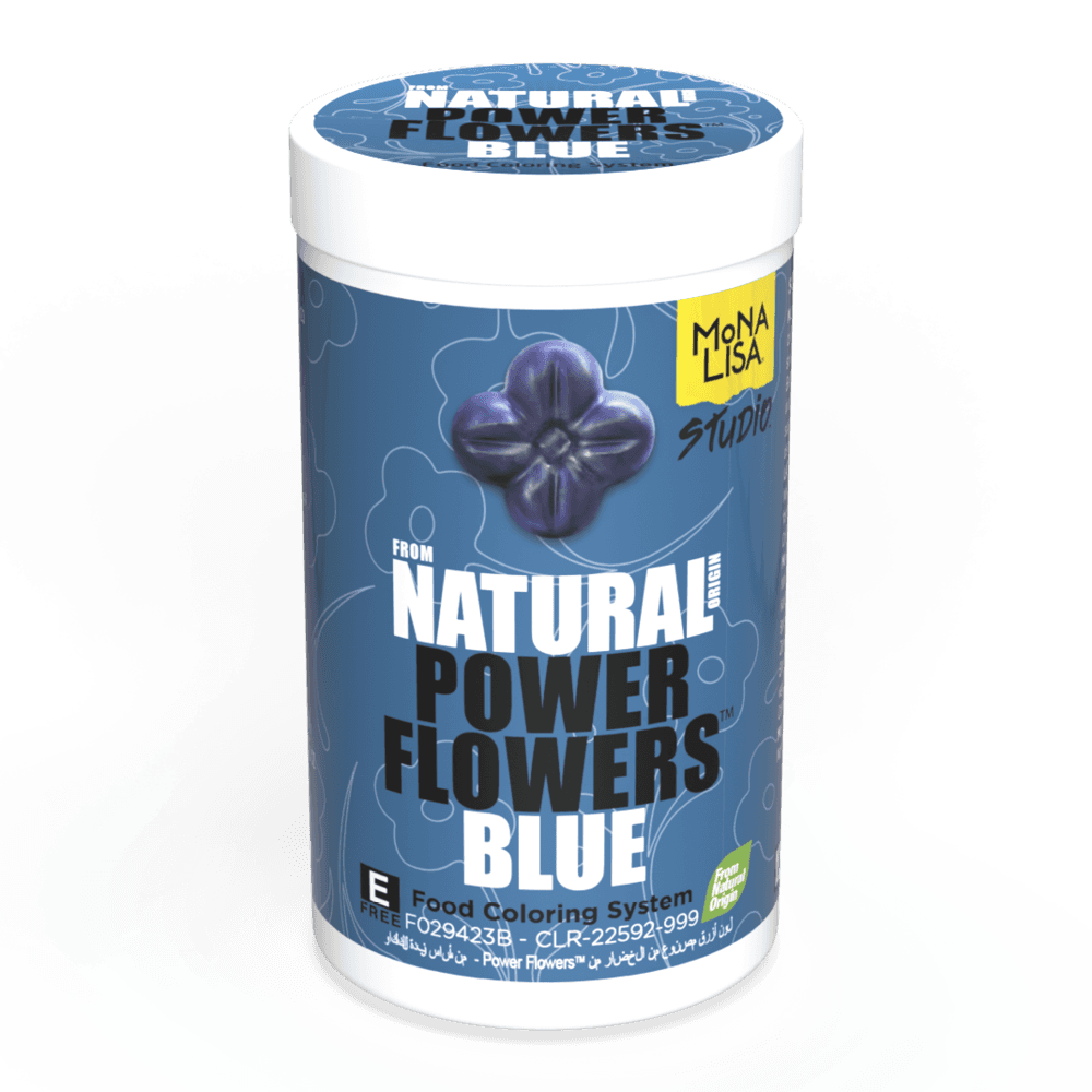 Colorant naturel bleu liposoluble Natural Power Flowers™ : Couleur - Bleu, Poids - 10 g