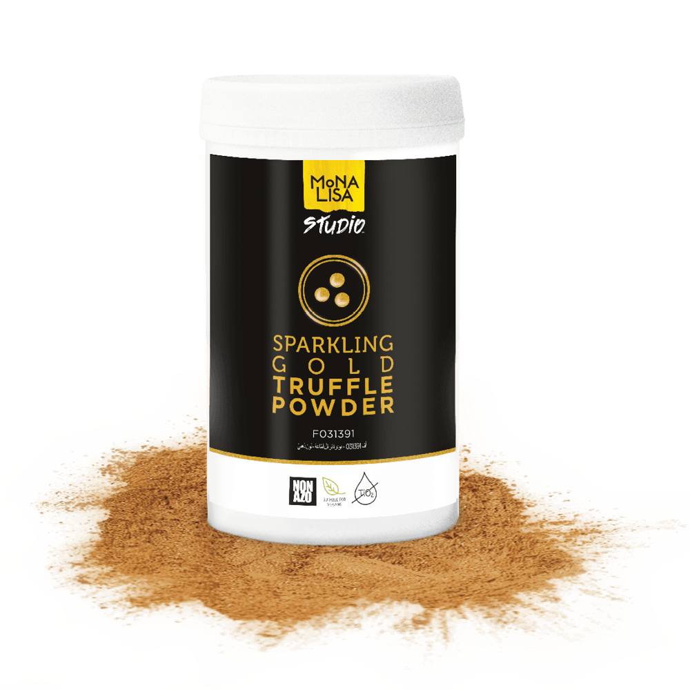 Poudre Scintillante Or Naturel pour Truffes prĂŞte Ă l'emploi : Couleur - Or, Poids - 250 g