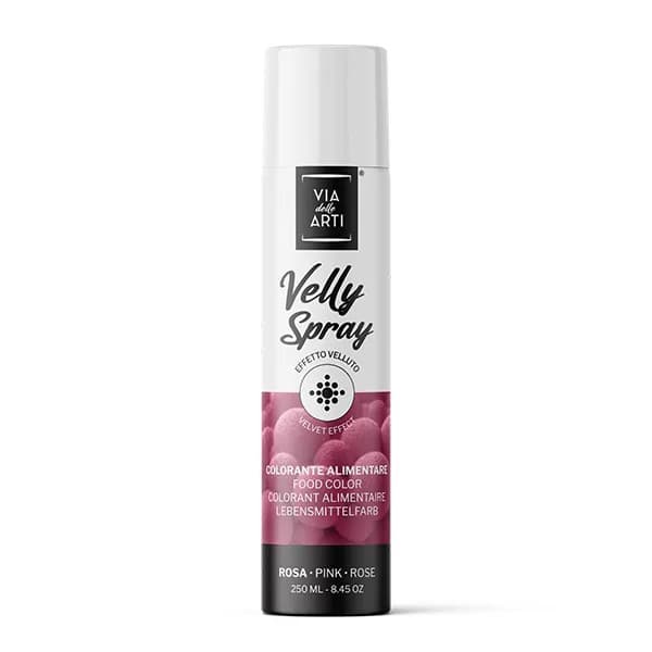 Colorant Naturel Rose spray Velly effet velours 250ml : Couleur - Rose