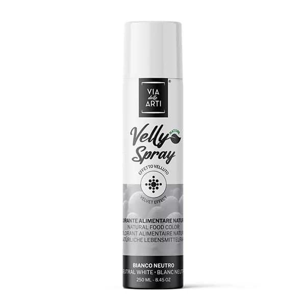 Colorant naturel Blanc spray Velly effet velours 250ml Azo Free : Couleur - Blanc