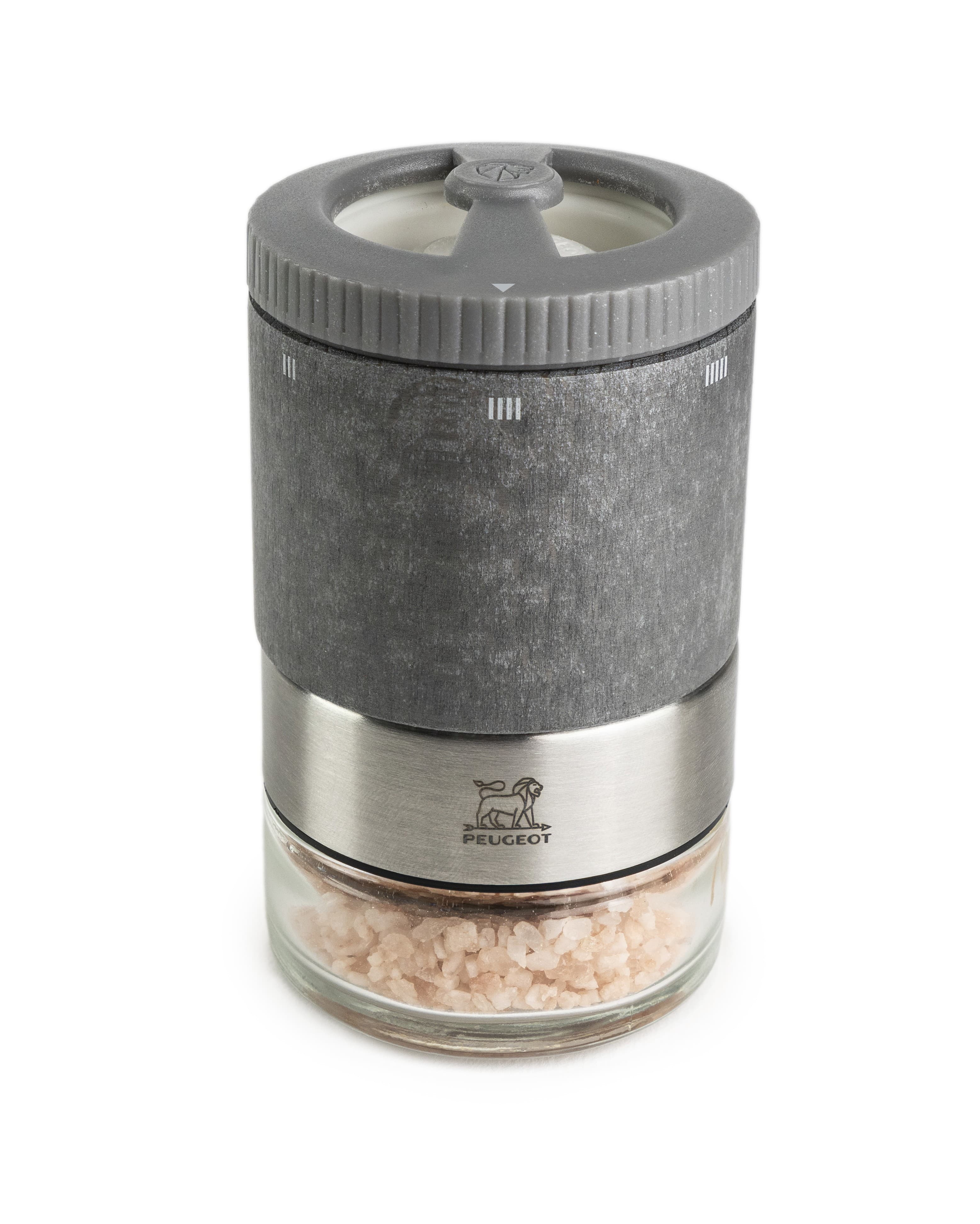 Moulin Ă sel Maestro Zirlion + 1 sachet de sel rose des Andes : Couleur - Graphite, Taille - 11 cm