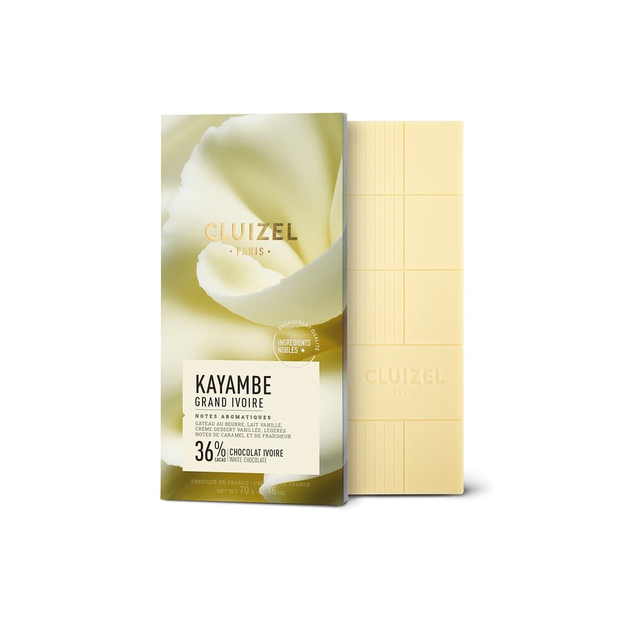Tablette Accords d'exception Kayambe Ivoire 36% 70g