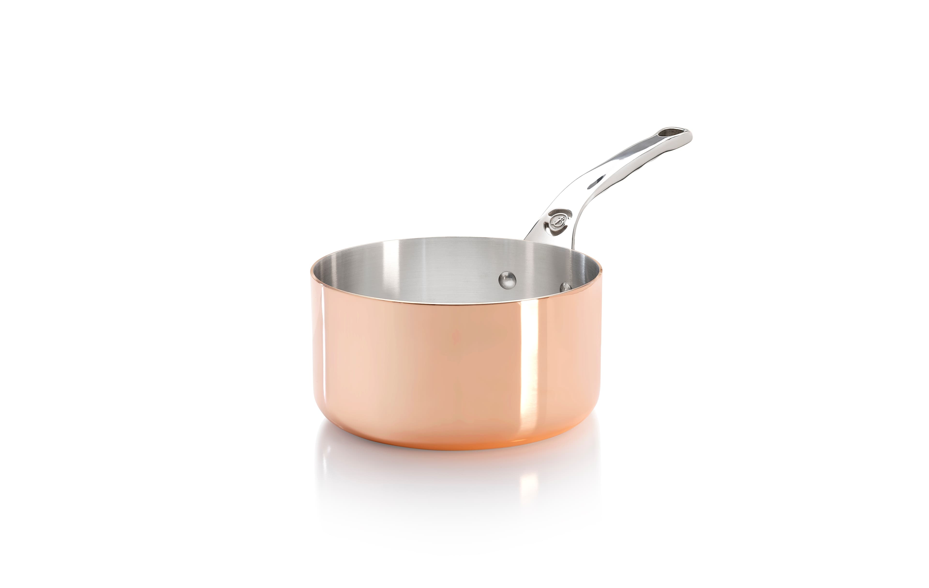 Casserole en cuivre inox induction Prima Matera : Diamètre cm - 14 cm