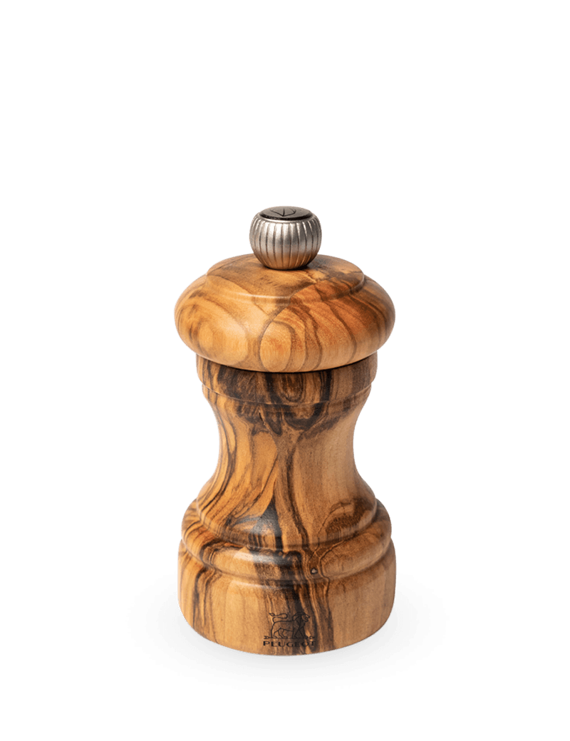 Moulin Ă poivre - bistro : Couleur - Bois d'olivier, Taille - 10 cm