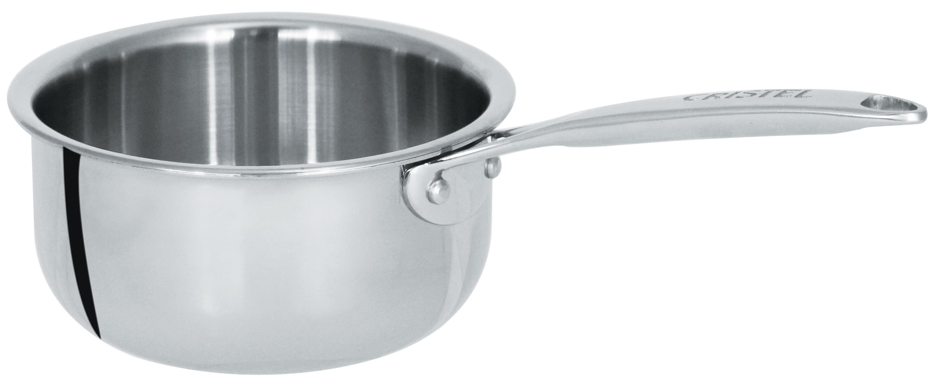Casserole tout inox Castel'Pro® Fixe induction : Diamètre cm - 14 cm